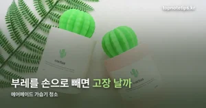 에어메이드 가습기 청소, 부레는 손으로 빼면 안 됩니다