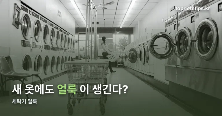세탁기 얼룩 정리 썸네일