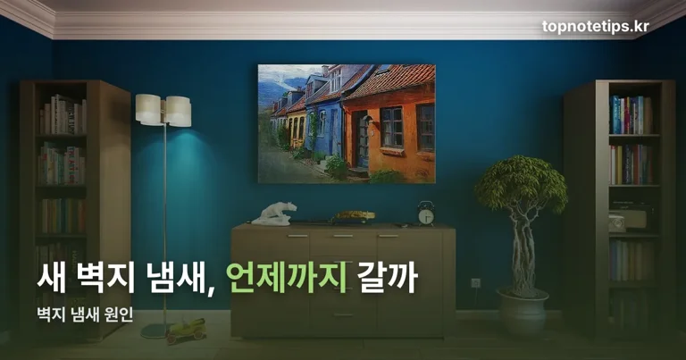 벽지 냄새 정리 썸네일